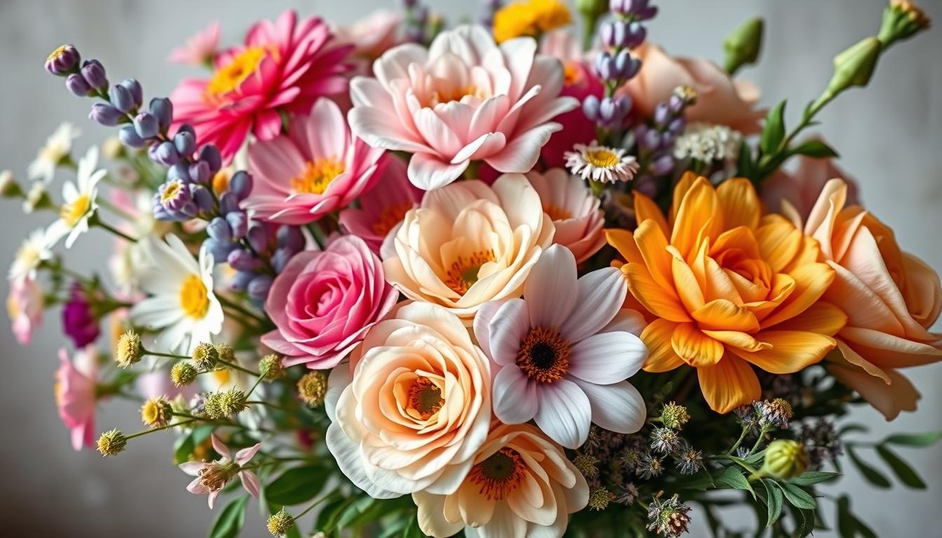 Seasonal flower arrangements